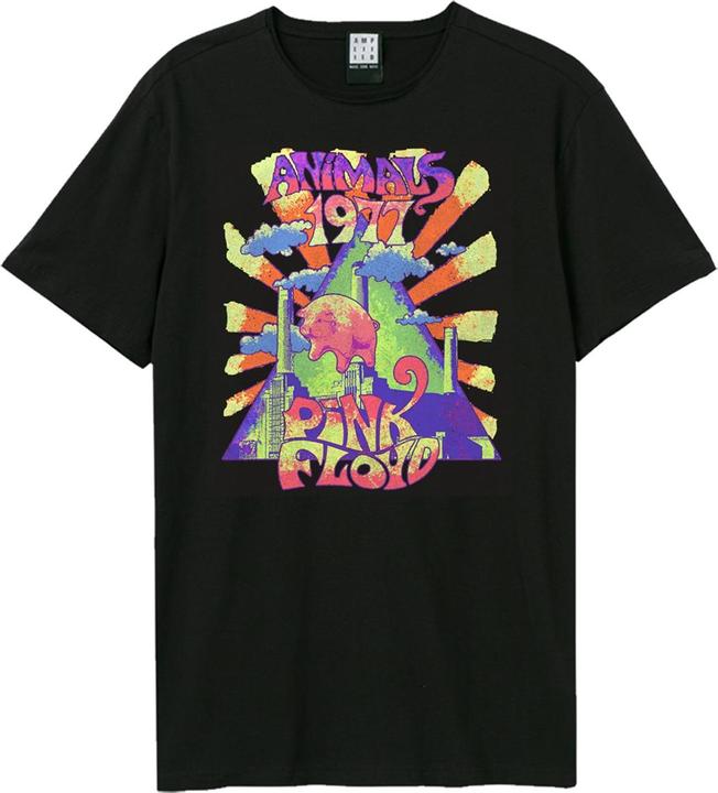 Actual product image Amplified Unisex Adult Animals 1977 Pink Floyd T-Shirt (3XL)