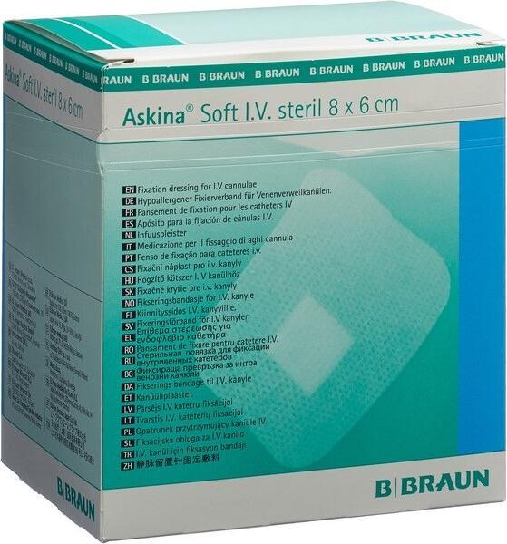 B.Braun Askina Soft I.V. 8x6cm steril (50 Stk) (50 x)