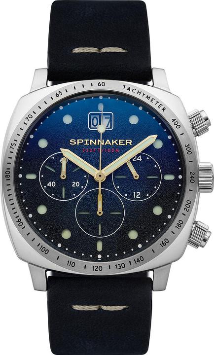 Actual product image Spinnaker SP-5068-03 Hull Chronograph 42mm 10ATM (Chronograph, 42 mm)