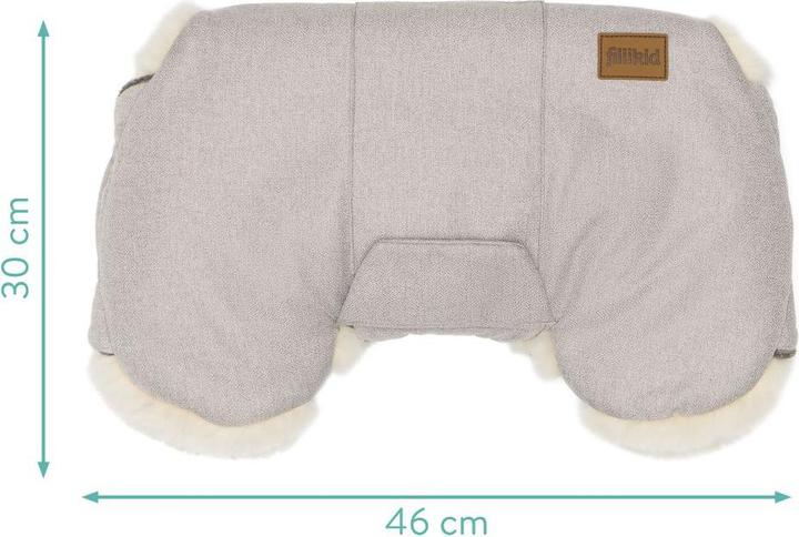 Actual product image Fillikid Handwärmer Lammfell-Handwärmer Nyby Style für Buggy