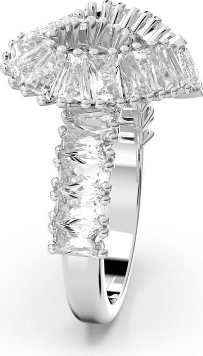 Produktbild Swarovski Matrix Cocktail Ring Verschiedene Schliffe Herz Weiss (58)