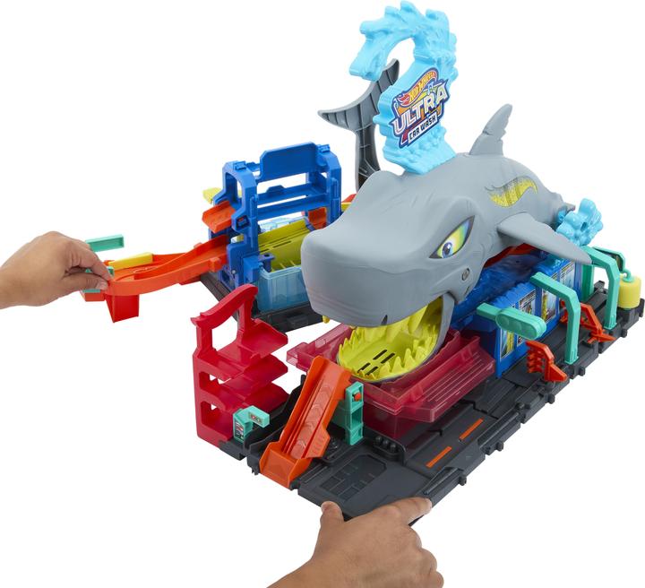 Produktbild Hot Wheels City Ultimative Hai Auto-Waschanlage