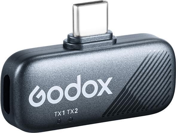 Actual product image Godox Cube C Combo Kit2 2.4GHz Wireless Microphone System