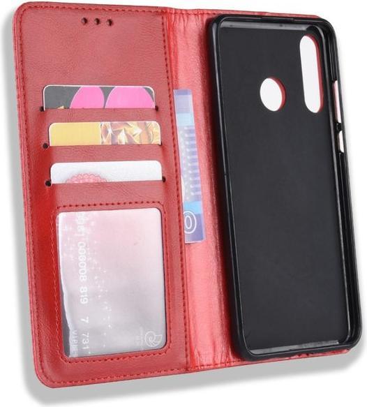 Produktbild MU Style Vintage Style Leder Bookcover Hülle (Honor 20 Lite)