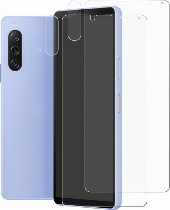 Actual product image ScreenLeaf Protective film sustainable screen protector screen protector film clear transparent (2 Piece, Sony Xperia 10 V)