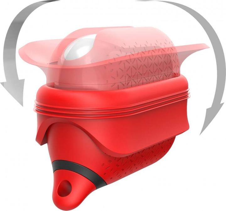 Actual product image Catalyst AirPods Pro Premium Waterproof Case Flame Red (Headphone bag)