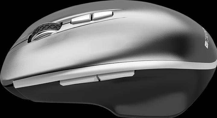 Actual product image Canyon Wireless Optical Mouse with Blue Led Sensor MW-21, with 7 Buttons, Dark Gray (Wireless)