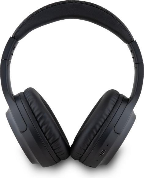 Actual product image BMW Bluetooth ENC Headphones BMBHMIAV27MBCTK Black/Black Printed Logos (Cable)