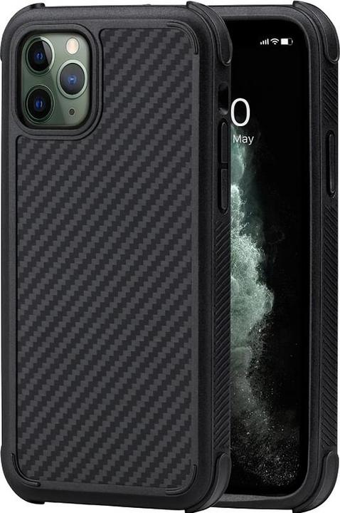 Produktbild Pitaka Aramid Fiber Case MagEZ Case Pro Twill for Apple iPhone 11 Pro, Car Case Magnet, Black (Apple iPhone 11 Pro)