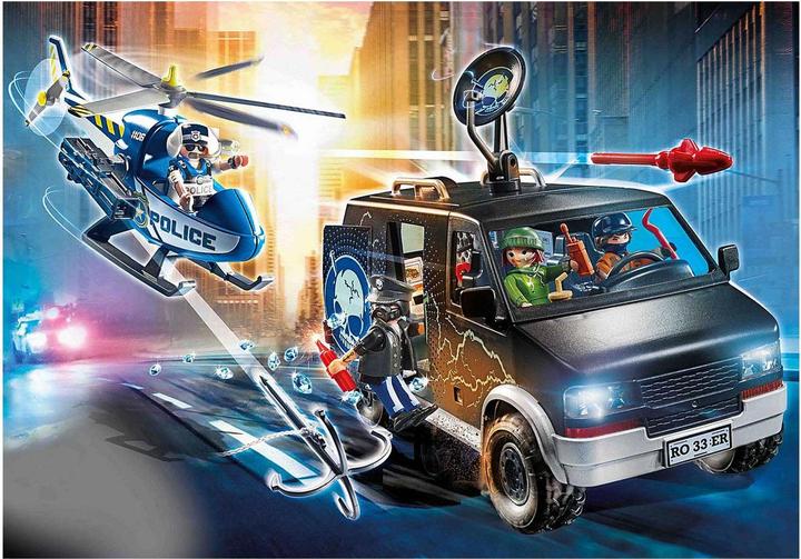 Actual product image Playmobil 70575 Police helicopter chase (70575, Playmobil City Life)