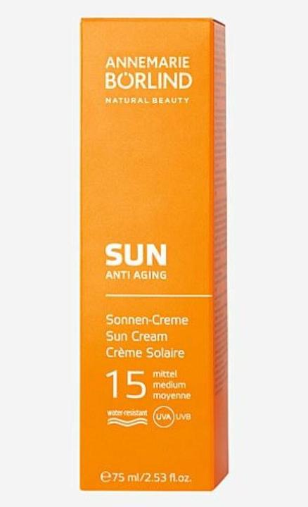 Actual product image Annemarie Börlind Sun Cream SPF 15 (Suntan cream, SPF 15, 75 ml, 107 g)