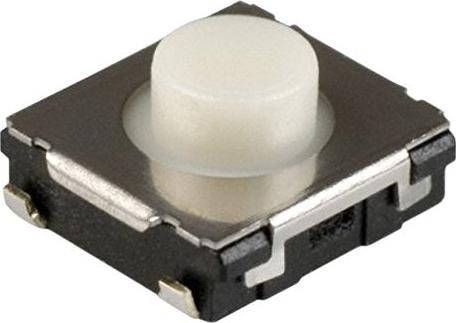Produktbild Panasonic Kurzhubtaster 20 mA 15 VDC Tastend SPST 3.5N SMT EVQQ2