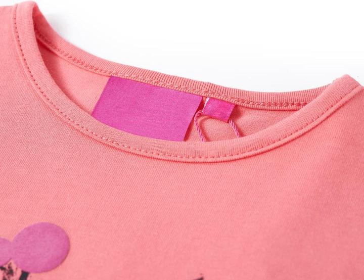 Immagine prodotto VidaXL Camicia da bambino a maniche lunghe rosa 128,Materiale: 95 % cotone. 5 (128)