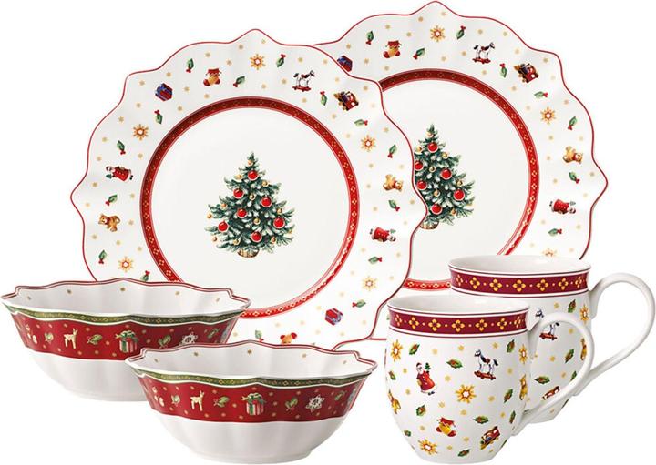 Actual product image Villeroy & Boch Breakfast for 2 white, set of 6 Toy's Delight (6 Piece)