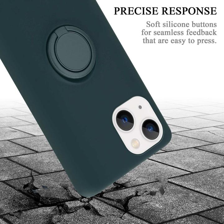 Actual product image Cadorabo Case for Apple iPhone 14 PLUS in TPU Liquid Ring Silicone Case Style (Apple iPhone 14 Plus)