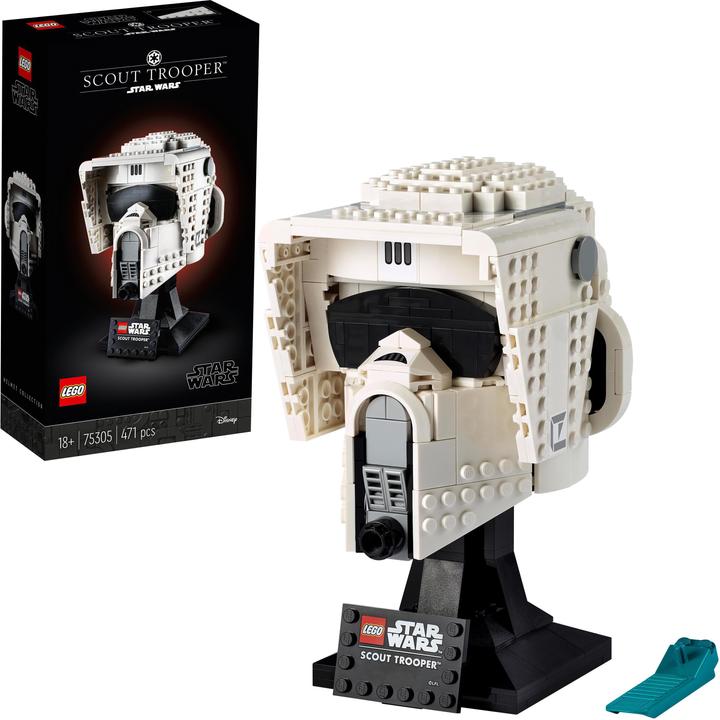 Actual product image LEGO Scout Trooper Helmet (75305, LEGO Star Wars)