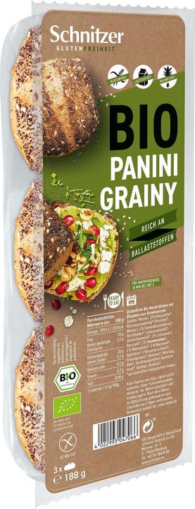 Actual product image Schnitzer Bio Panini Grainy (210 g)