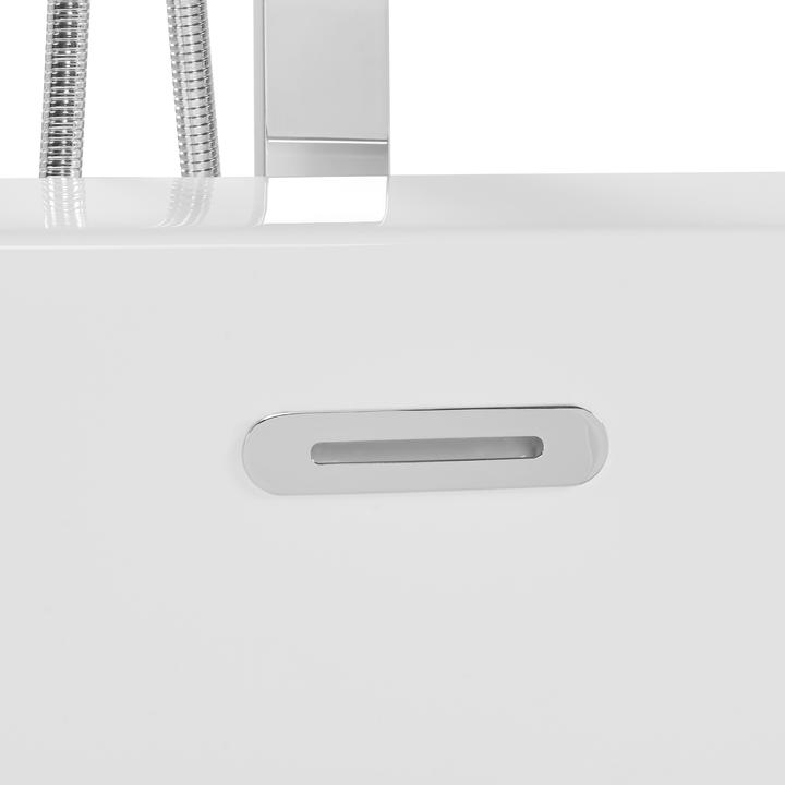 Actual product image Beliani Bathtub freestanding white oval 170 x 80 cm EMPRESA (214 l, 80 cm)