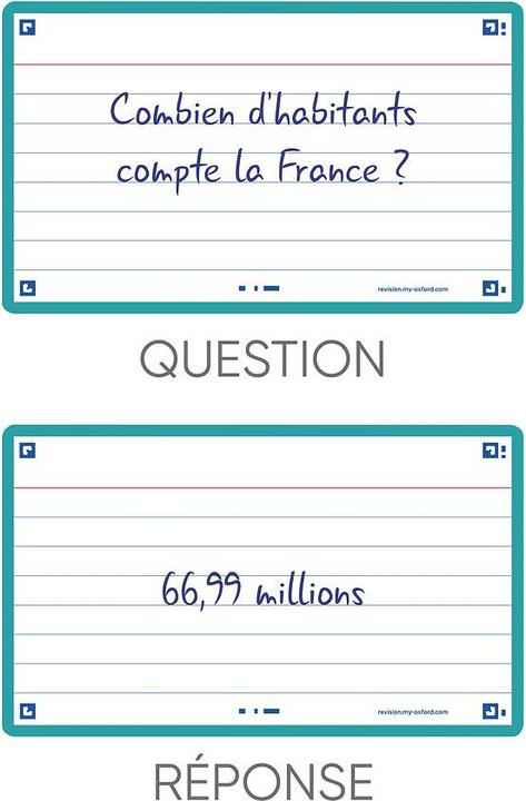 Image du produit Oxford 80 flashcards FLASH 2.0 - 7 (75 x 125 mm, 80 x)