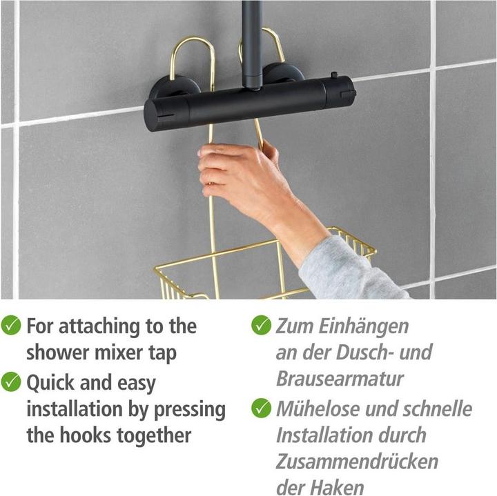 Actual product image Wenko Thermostatic shower caddy Milo