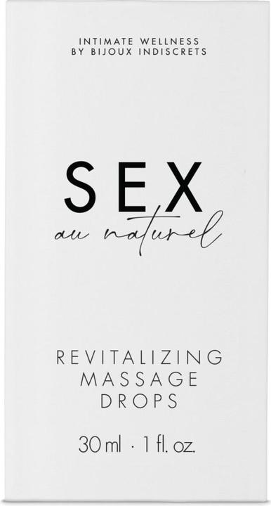 Actual product image Bijoux Indiscrets Sex au Naturel Revitalizing Intimate Massage Gel (30 ml)