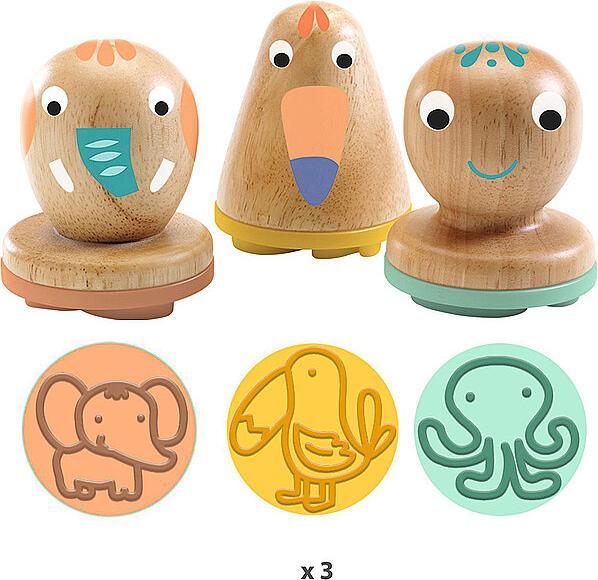 Actual product image Djeco Creative set animal houses