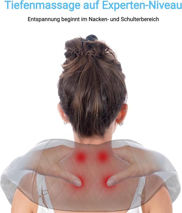Produktbild Fitleap Nackenmassagegerät, Shiatsu Massagegerät für Muskelschmerzlinderung