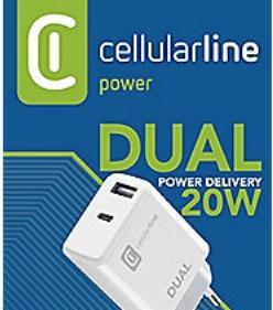 Actual product image Cellularline Dual Charger (15 W)