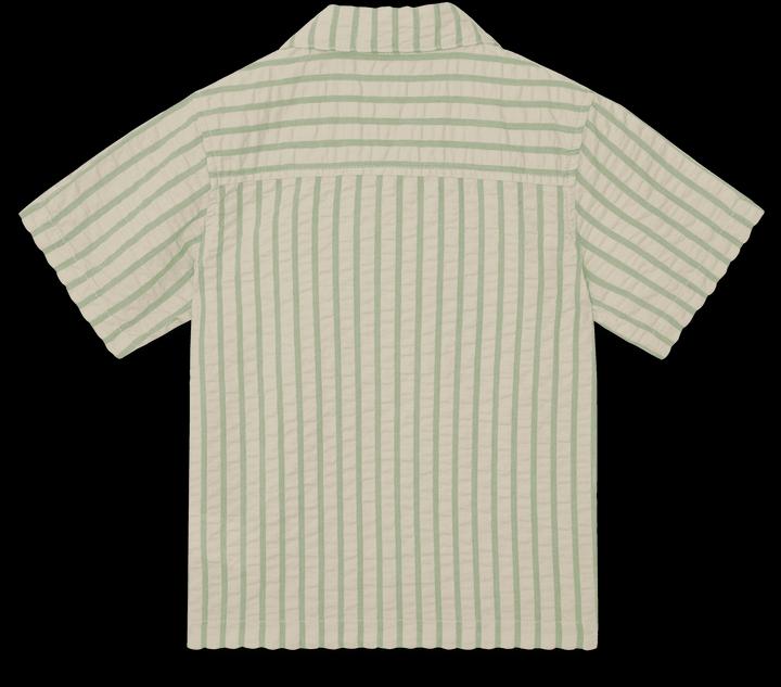 Immagine prodotto Garbo & Friends Camicia seersucker a maniche corte Stripe Emerald (122)