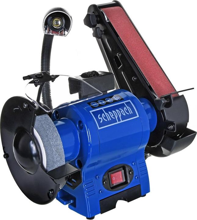 Actual product image Scheppach BGS700 Combination Grinder 230V 50Hz 250W (Belt sanders, 370 W)
