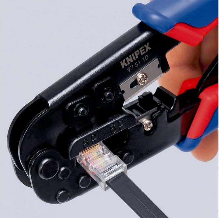 Immagine prodotto Knipex Pinza per connettori modulari tipo Western (190 mm)