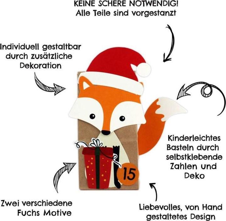 Image du produit Papierdrachen Set de bricolage Fox
