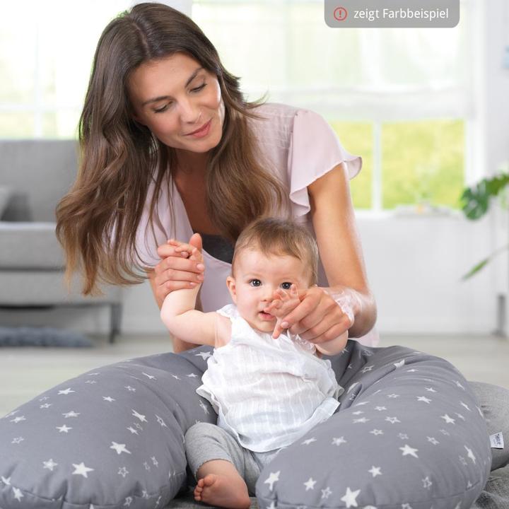 Actual product image Theraline Nursing pillow "The Original" with polyester hollow fibre filling incl. cover 190 cm (190 cm)
