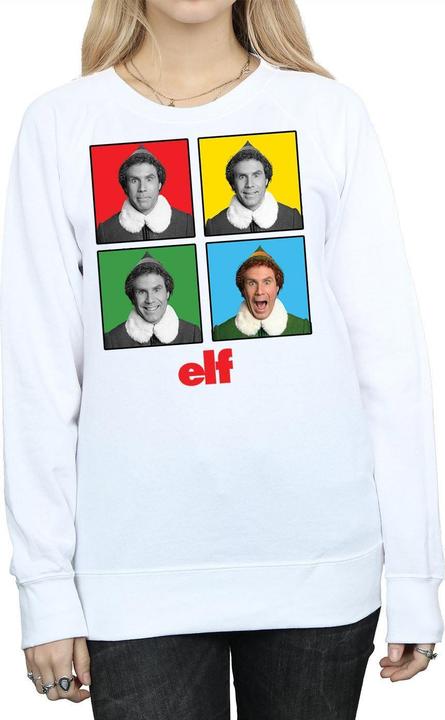 Actual product image Elf Womens/Ladies Four Faces Sweatshirt (L)