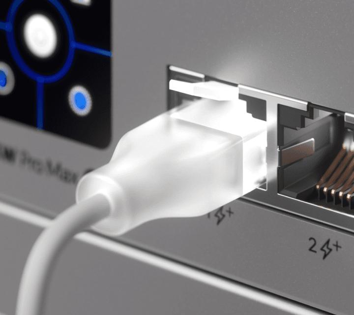 Produktbild Ubiquiti Nano-thin patch cable with (CAT6, 1 m)