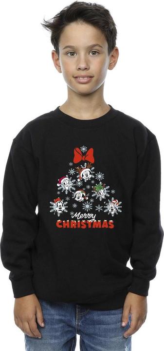 Actual product image Disney Boys Mickey Mouse And Friends Christmas Tree Sweatshirt (104)