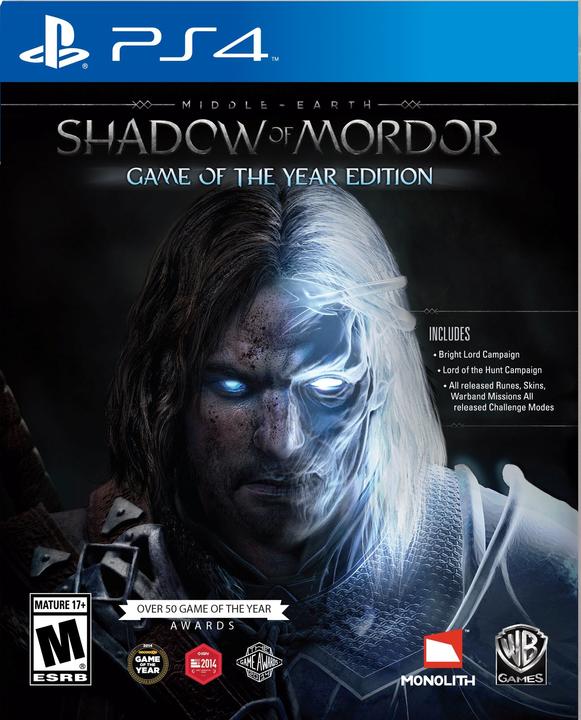 Actual product image WB Middle-earth: Shadow of Mordor GOTY (PS4, IT, EN)