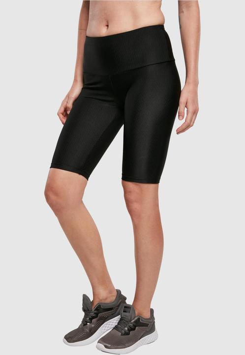 Produktbild Urban Classics Ladies High Waist Shiny Rib Cycle Shorts (S)