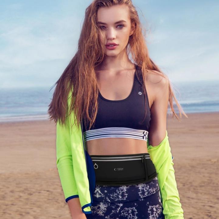 Actual product image Tech-Protect M3 Universal Sport Waist Bag Black