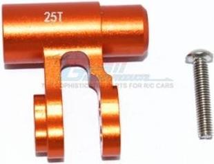 Produktbild GPM aluminum standard 25t servo horn-2pc set traxxas xmaxx 8s / orange