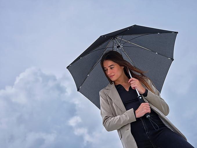 Produktbild Senz Micro Foldable Storm Regenschirm, Schwarz pur