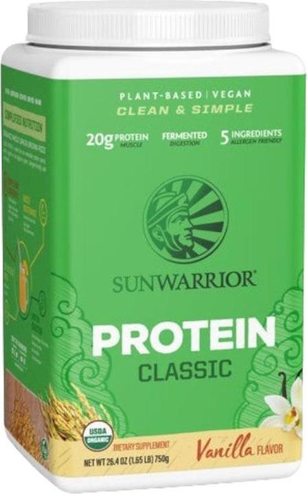 Sunwarrior Protein Classic Organic (Chocolate, 1 Stk., 750 g)