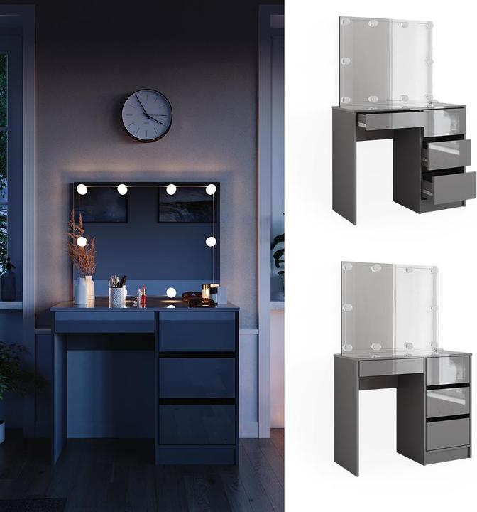 Immagine prodotto Vicco Sherry con sgabello e illuminazione (90 x 75 x 40 cm)
