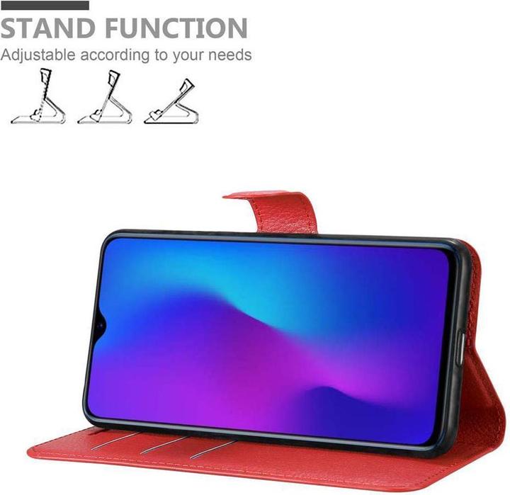 Actual product image Cadorabo Book with stand function cover (Oppo R17)