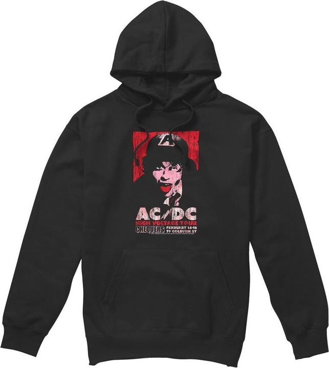Actual product image AC/DC Mens High Voltage Live 1975 Hoodie (XL)