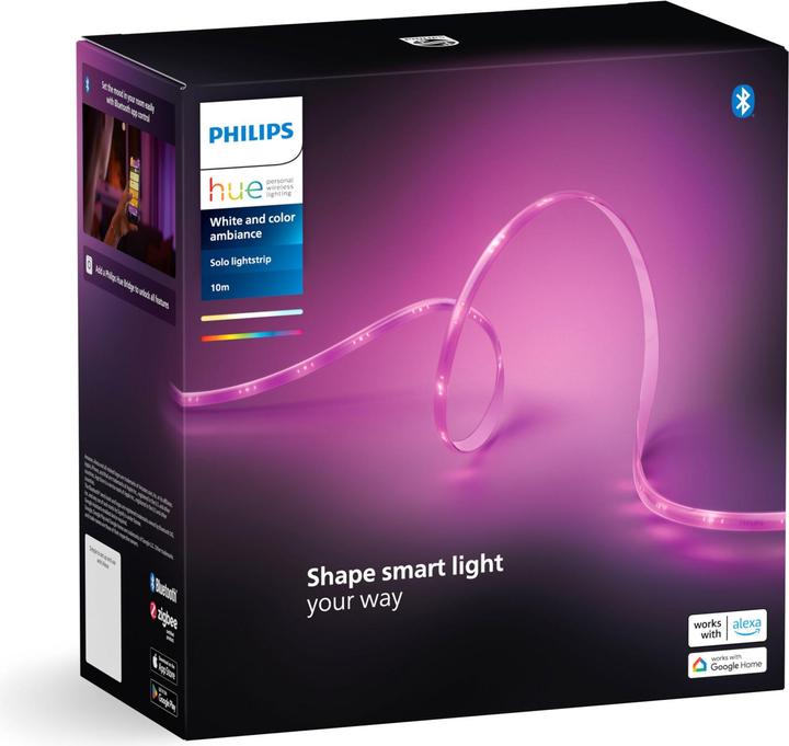 Produktbild Philips Hue Lightstrip Solo (Mehrfarbig, 1000 cm, Indoor)
