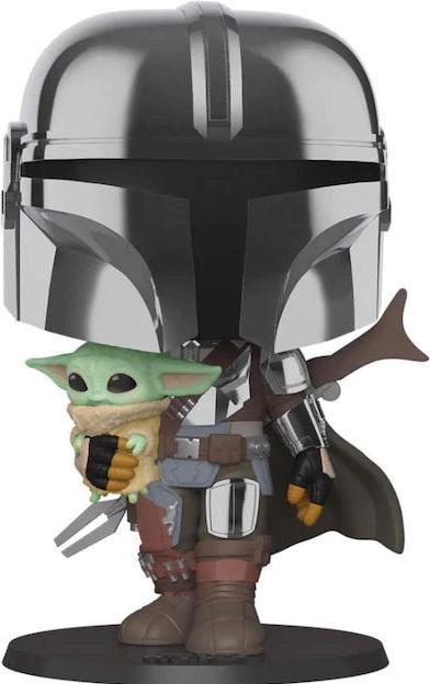 Actual product image Funko POP! - Star Wars - The Mandalorian: Mando w. Jet Pack