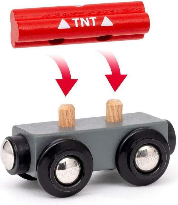 Productafbeelding Ravensburger BRIO World - 36044 Tunnel met opblaasfunctie | Treinset voor kinderen vanaf 3 jaar