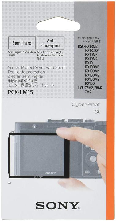 Image du produit Sony Pck-Lm15 (Protecteur d'écran, RX1, RX100, Sony Alpha A7II)
