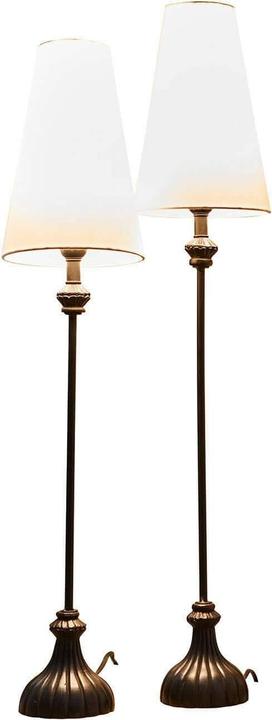 Image du produit Loberon Lampe de table 2 pièces Ambrosse noir/crème (E27)